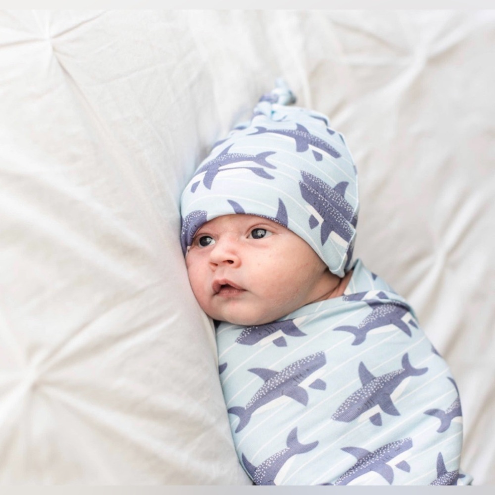 🦈LS OG Shark Swaddle Set🦈